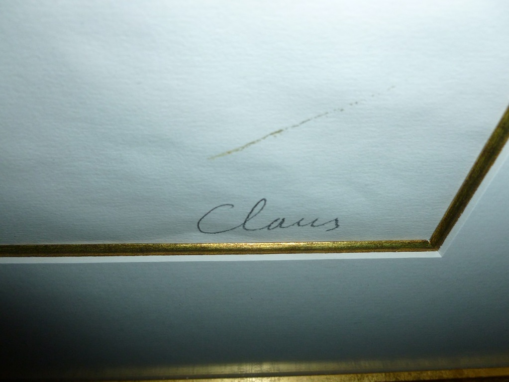 Hugo Claus : originele aquarel (unica),zonder titel,gesigneerd in potlood. kopen? Bied vanaf 430!
