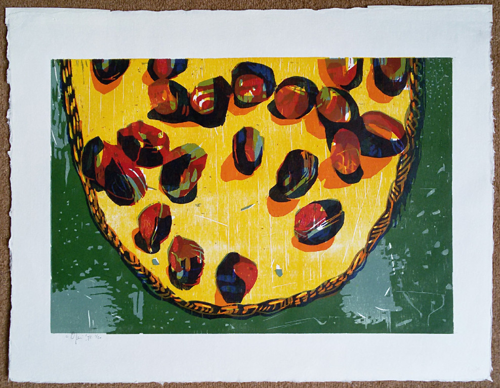 Vincent van Ojen - Stilleven, houtsnede kopen? Bied vanaf 50!