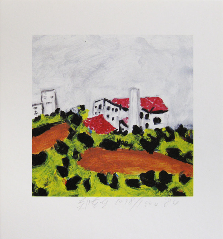 Cheng Tsai-Tung  - Landscape - Originele grafiek - 1984 - Handgesigneerd kopen? Bied vanaf 20!