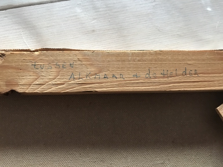 Jan Kelderman( 1914 - 1990 ) - Olieverf op doek- Tussen Alkmaar & Den Helder kopen? Bied vanaf 65!