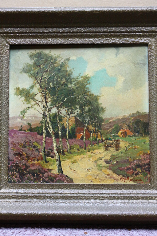 Chris Hammes, Olieverf, Landschap verkocht voor € 175!