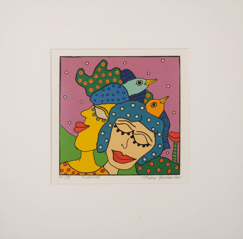 Franz Bodner: Zeefdruk, Relaxed kopen? Bied vanaf 20!