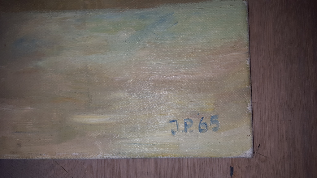 J.P - olie op doek, stilleven, gesigneerd '65 kopen? Bied vanaf 1!