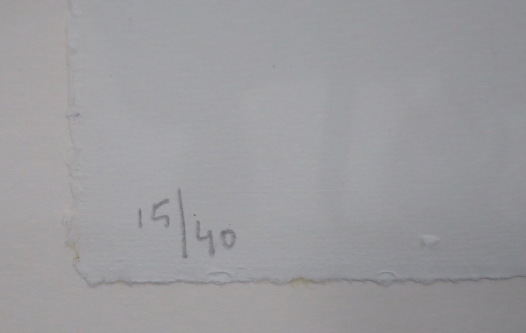 Jon Marten: Litho, Zonder titel - Ingelijst kopen? Bied vanaf 1!