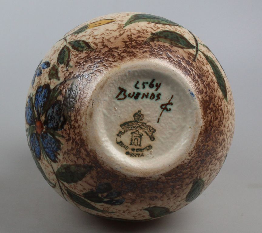 Plateelbakkerij Zuid-Holland Gouda vaas "Buenos" kopen? Bied vanaf 20!