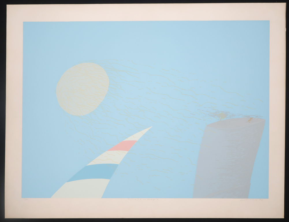 Doris Groeneveld: Zeefdruk, Zuidelijk landschap I kopen? Bied vanaf 1!