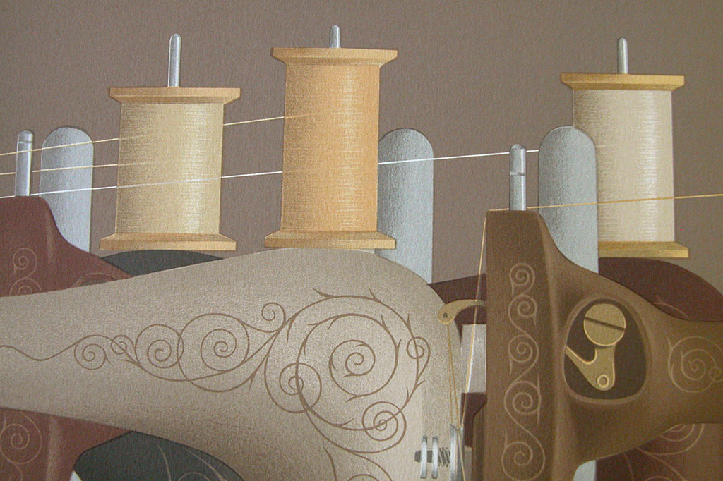 FRÉDÉRIC VIDALENS, ‘Masche à coudre’, originele kleurenlitho, handgesigneerd kopen? Bied vanaf 40!