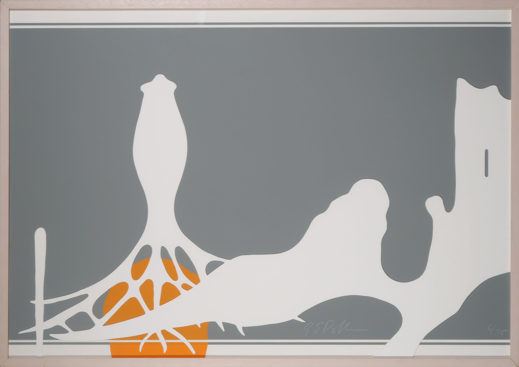 Gerard Polhuis: Gemengde grafische techniek, De Burcht - Ingelijst kopen? Bied vanaf 35!