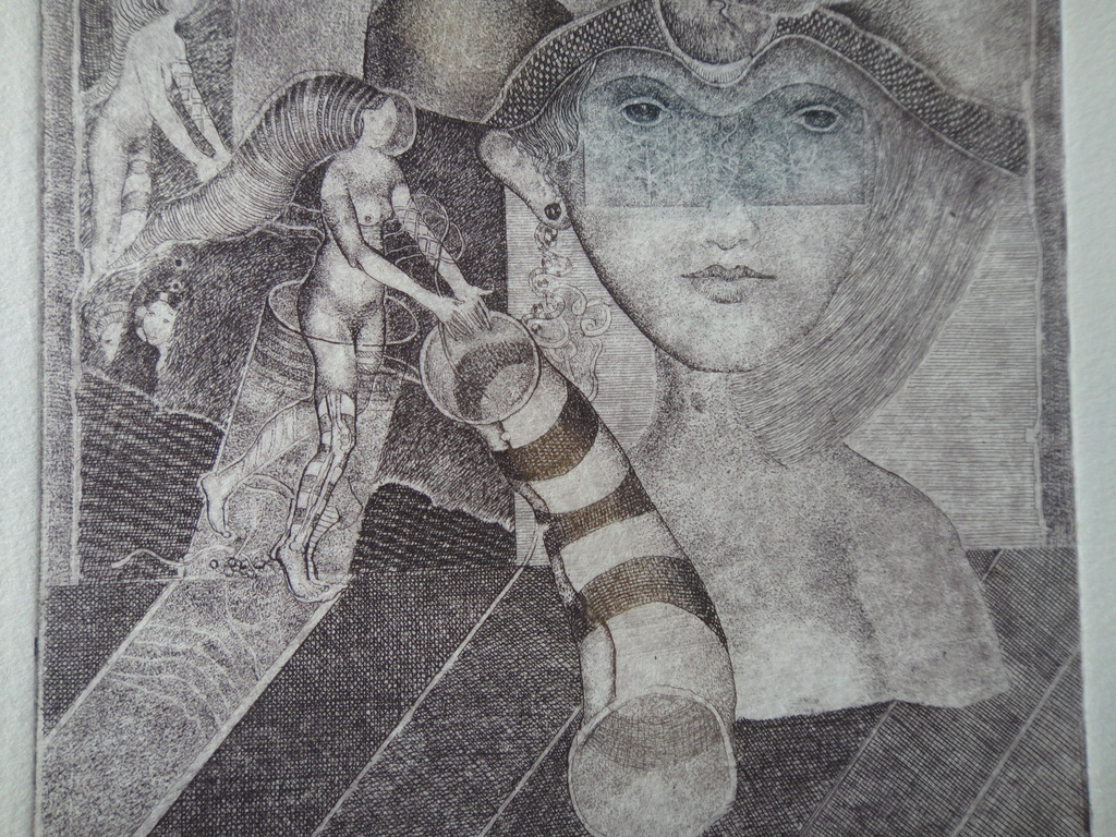 Eva Haskova, ets, Fantasievoorstelling I kopen? Bied vanaf 1!