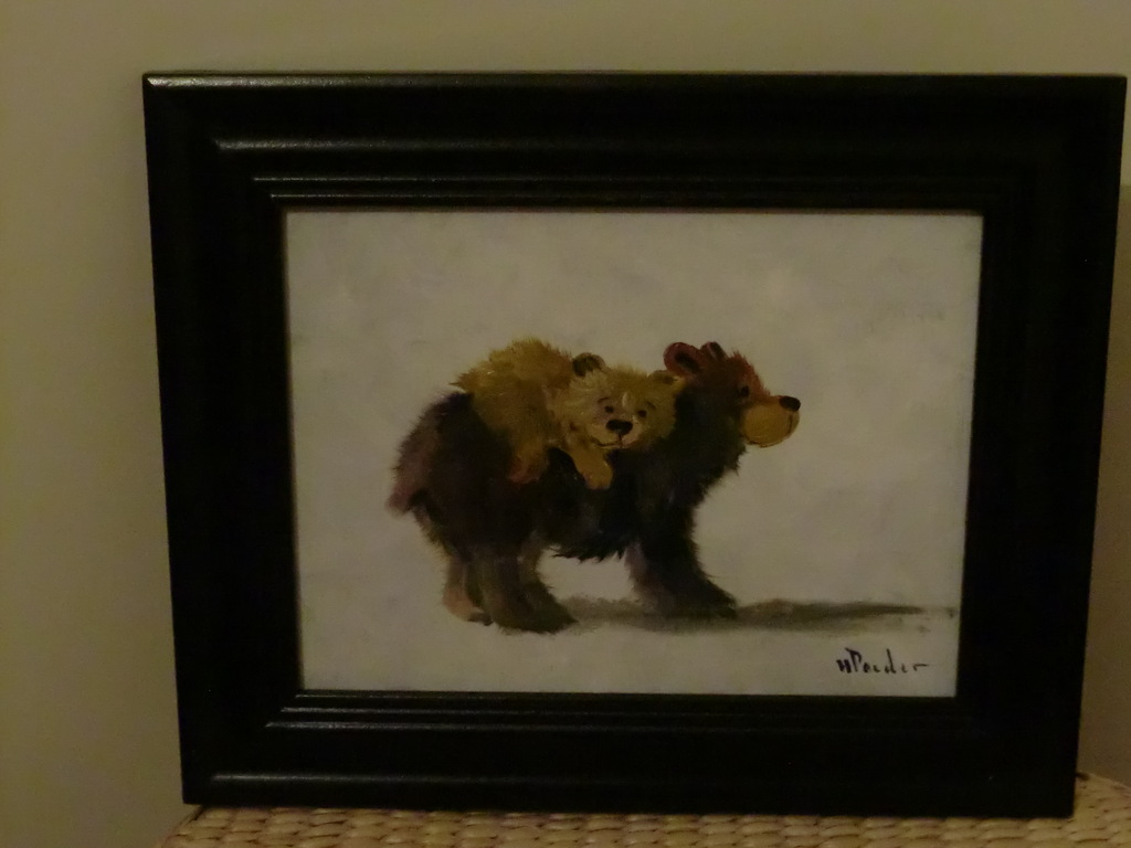 Moeder Beer met haar Jong      H Poeder kopen? Bied vanaf 45!