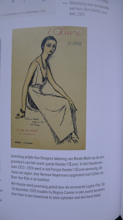Kees van Dongen,L'oeuvre,programmaboekje met lithografie op omslag,1922 kopen? Bied vanaf 150!