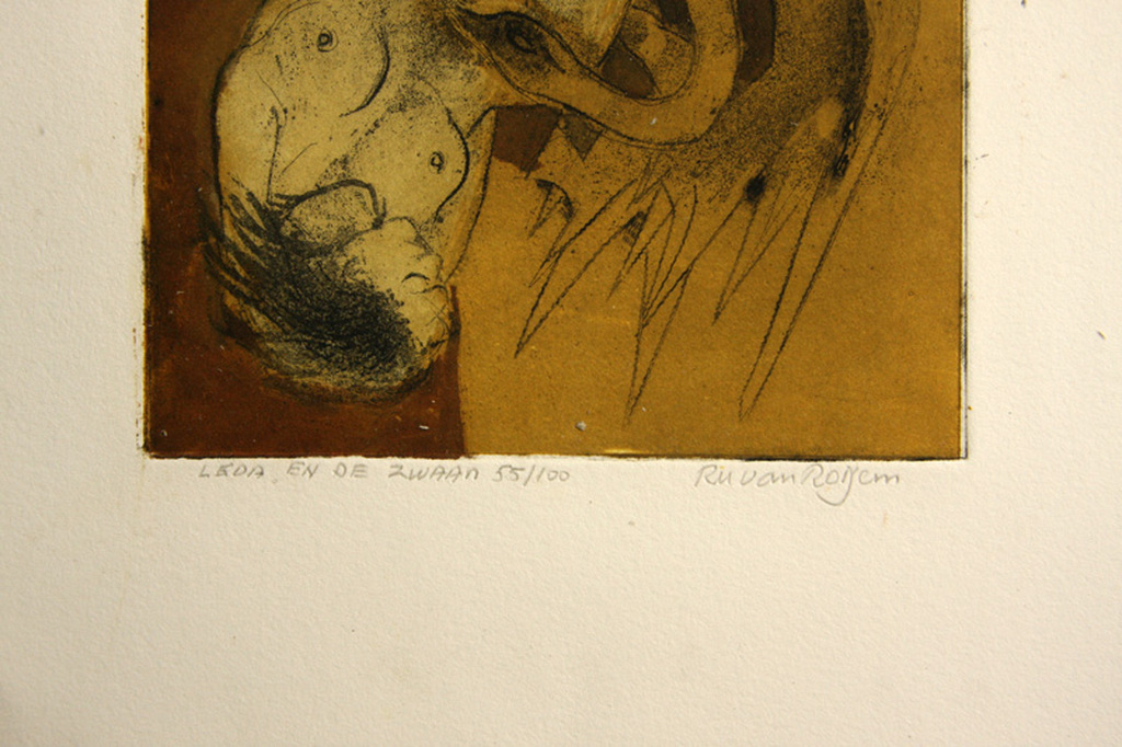 Ru van Rossem, kleurenets, Leda en de Zwaan kopen? Bied vanaf 120!