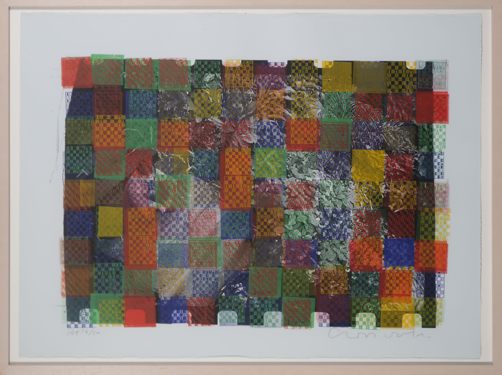 Cees Dolk: Zeefdruk, Z.T. - Ingelijst verkocht voor € 56!