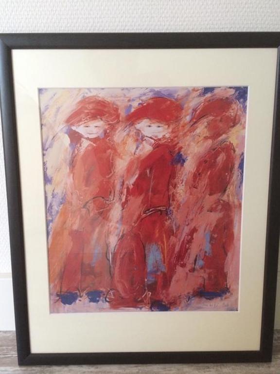 Annemiki Bok, prachtig schilderij *voor zover bekend slechts 1 gemaakt(ingelijs) kopen? Bied vanaf 1!