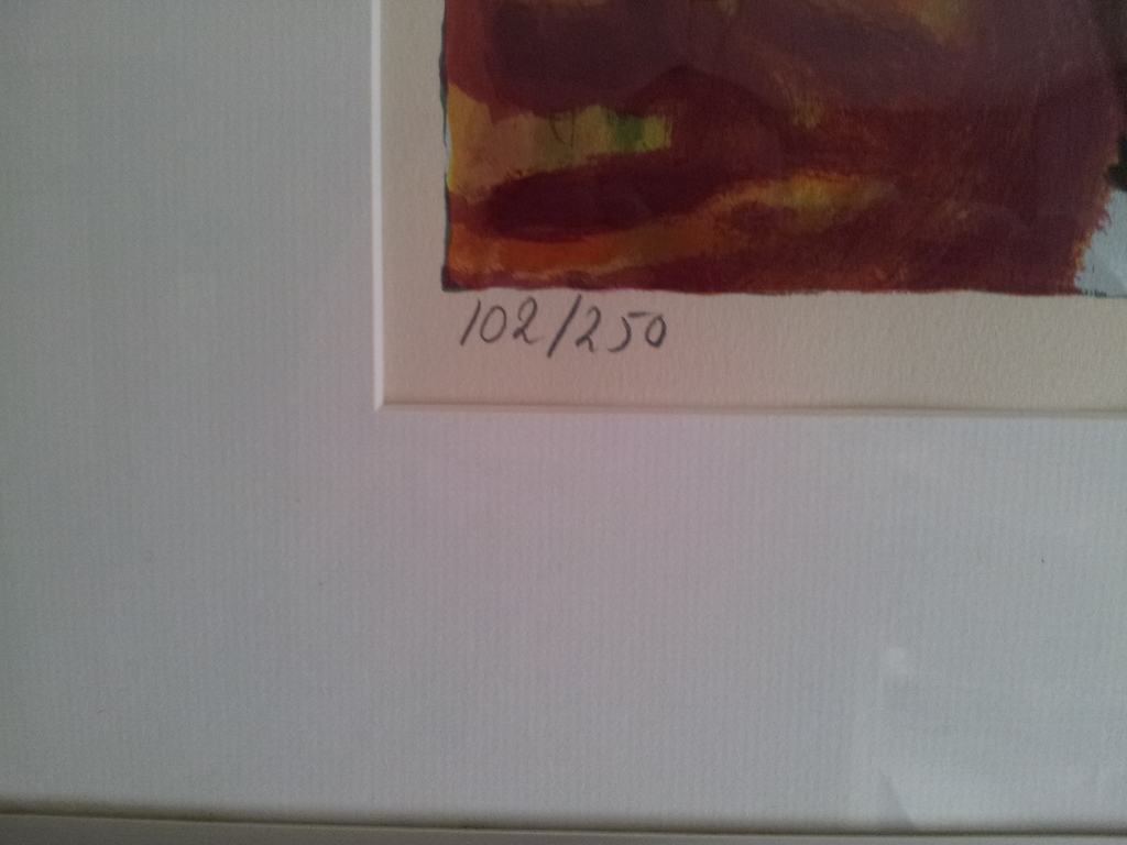 Herman Brood-ingelijste grote zeefdruk kopen? Bied vanaf 875!