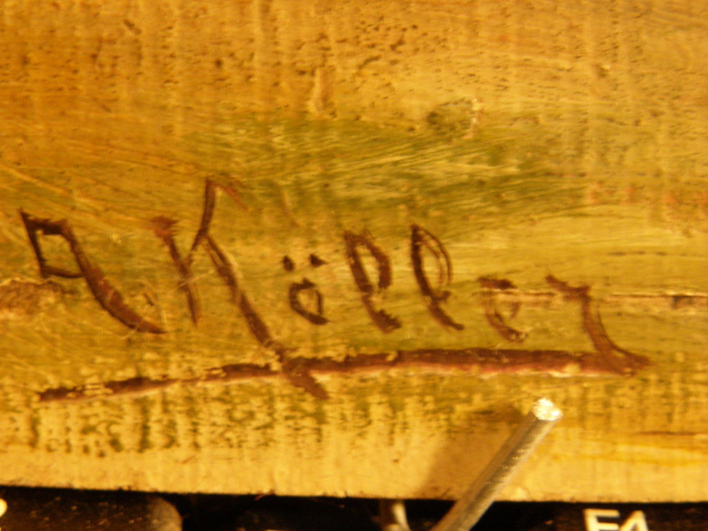 Botters op zee. Olieverf op paneel gesigneerd J.Koller. kopen? Bied vanaf 25!