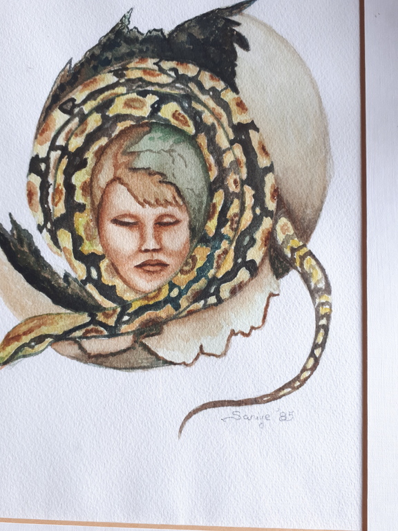 Saniye Bildircin, aquarel set getiteld Vrijheid kopen? Bied vanaf 50!