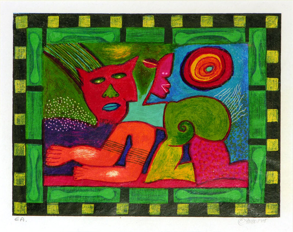 Clemens Briels: Zeefdruk, Gato verkocht voor € 80!