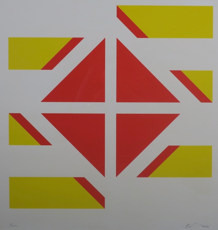 Cyril Lixenberg: Zeefdruk, Z.T. III - Ingelijst kopen? Bied vanaf 80!