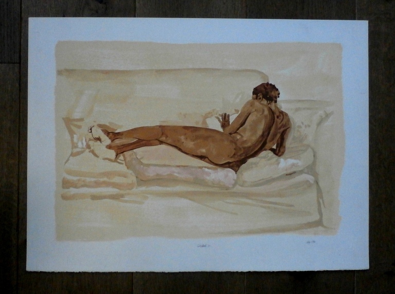 Ed Valk - Naakt - Zeefdruk kopen? Bied vanaf 60!