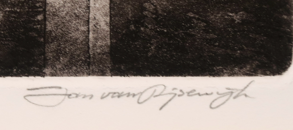 Jan van Rijsewijk: Ets, Rotterdam Witte Huis kopen? Bied vanaf 40!