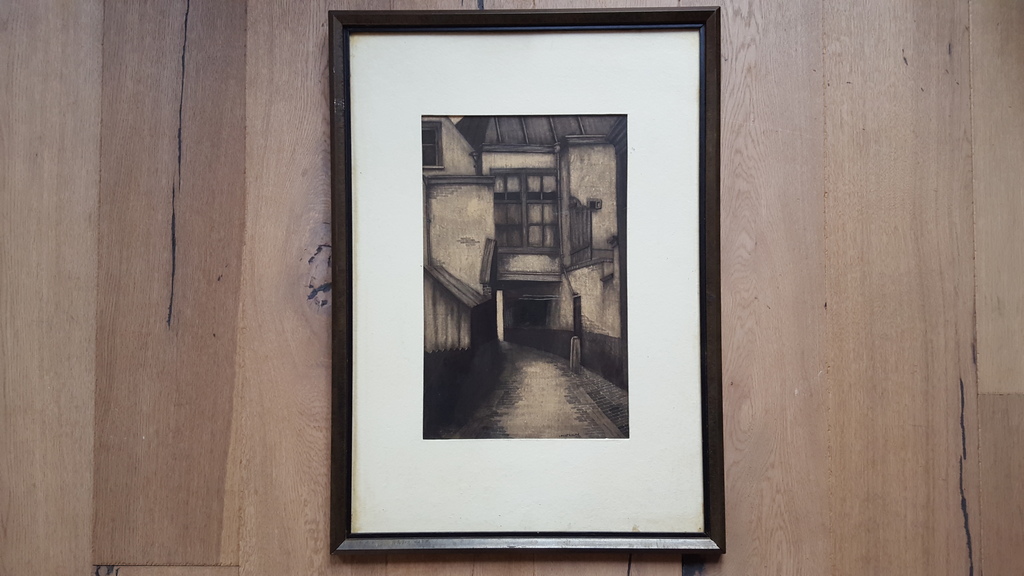 Leo Stracke (1897-1963) - Den Haag Z.O., Buitensingel, gesigneerd en 1943 kopen? Bied vanaf 19!