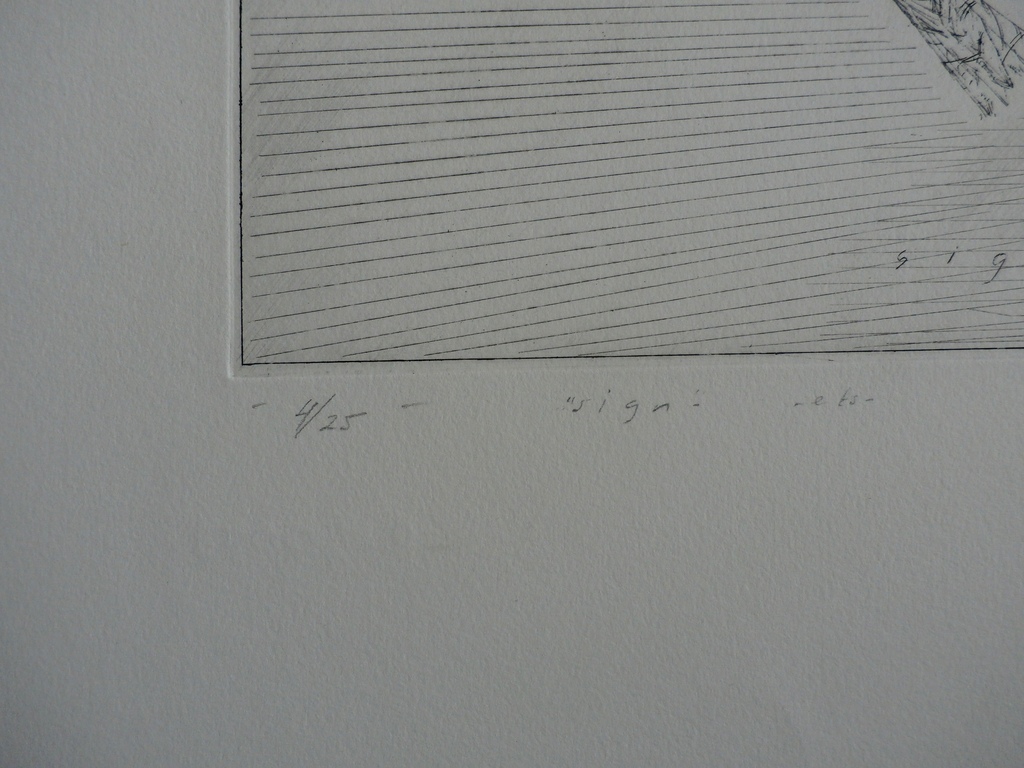 Kees Spermon - ets: sign - 1982 kopen? Bied vanaf 35!