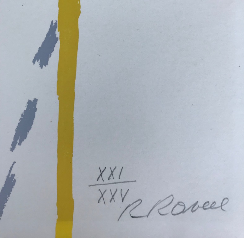 Roger Raveel - Zelzame Zeefdruk - 'Doorkijk' - 1975 - Gesigneerd en genummerd kopen? Bied vanaf 745!