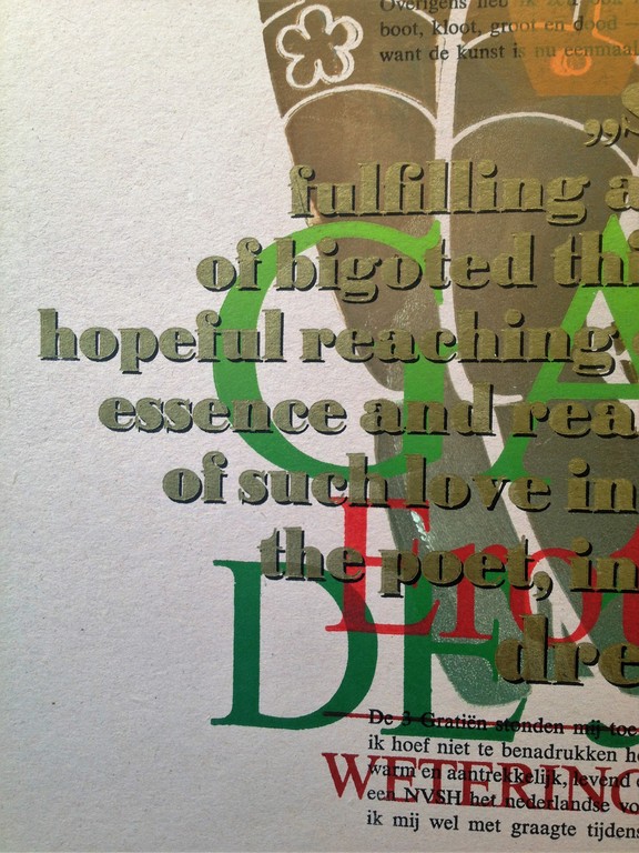 Simon Vinkenoog: Kleurenlitho, Het Vege Lijf kopen? Bied vanaf 1!