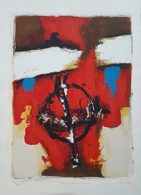 Hans van Horck zeefdruk the symbol remains verkocht voor € 60!