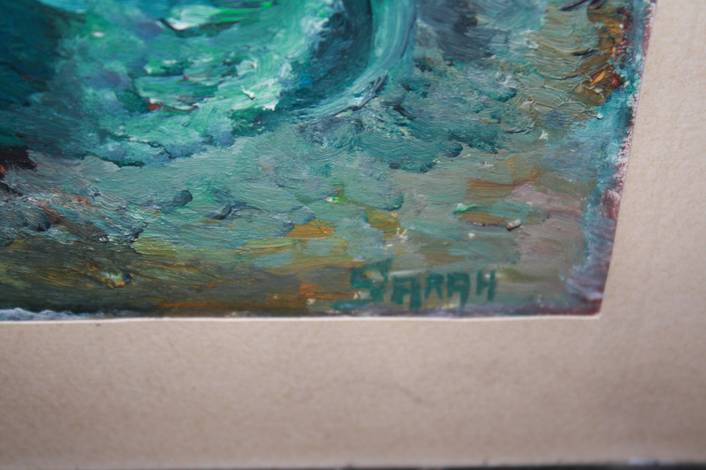 POINTILISTISCH STILLEVEN MET BLAUWE POT kopen? Bied vanaf 1!