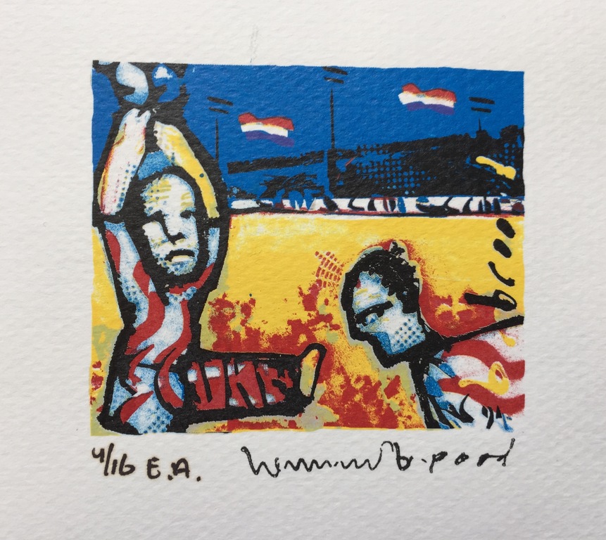 Herman Brood - 4 zeefdrukken (creatief doosje) kopen? Bied vanaf 1!