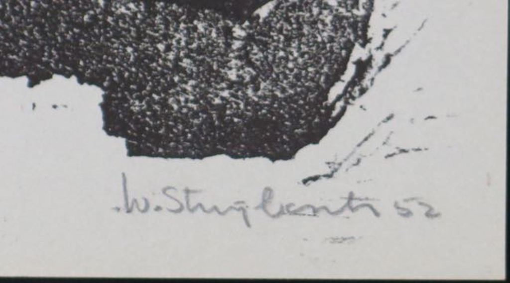 Wim Strijbosch: Litho, Zonder titel (Creatie 1952) kopen? Bied vanaf 1!