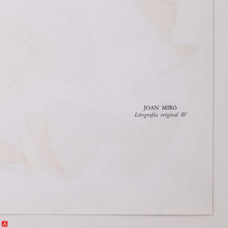 Joan Miró 'Litografia Original IV' - 1977, WVZ Mourlot 1116 kopen? Bied vanaf 75!