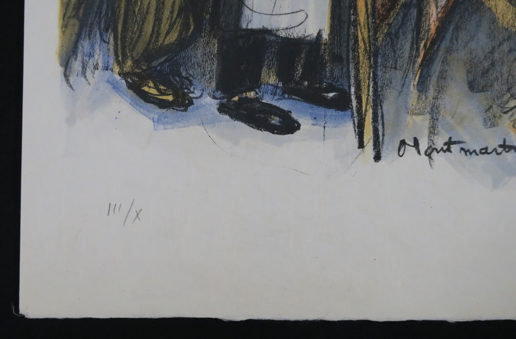 Kees van Dongen: Litho op papier Velin. Montmartre 1900, Regards sur Paris kopen? Bied vanaf 600!