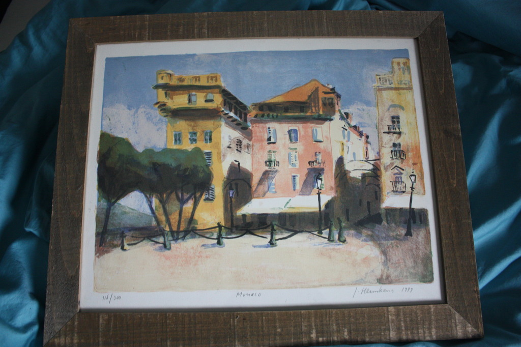 Jeroen Hermkens: Kleurengrafiek, Monaco verkocht voor € 75!