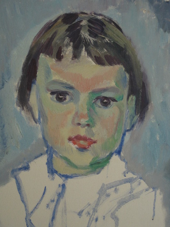 To Vreede 1916-1995 "portret van jong meisje" olieverf ca 1950 gesigneerd  kopen? Bied vanaf 1!