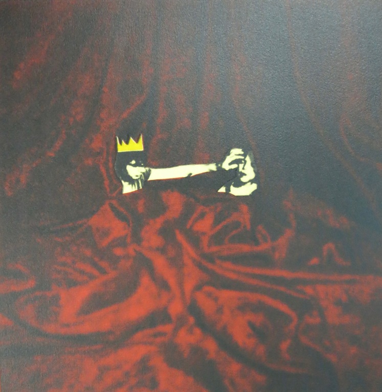 Onbekend gesigneerd: Zeefdruk, The cat has run, the blackbird has flown kopen? Bied vanaf 1!