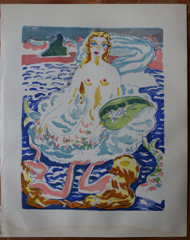 Kees van Dongen - Houtgravure - Les femmes serpentine verkocht voor € 35!
