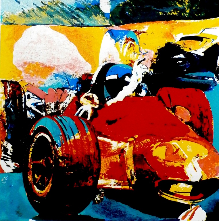 Kees van Bohemen - zeefdruk: Formule I verkocht voor € 110!