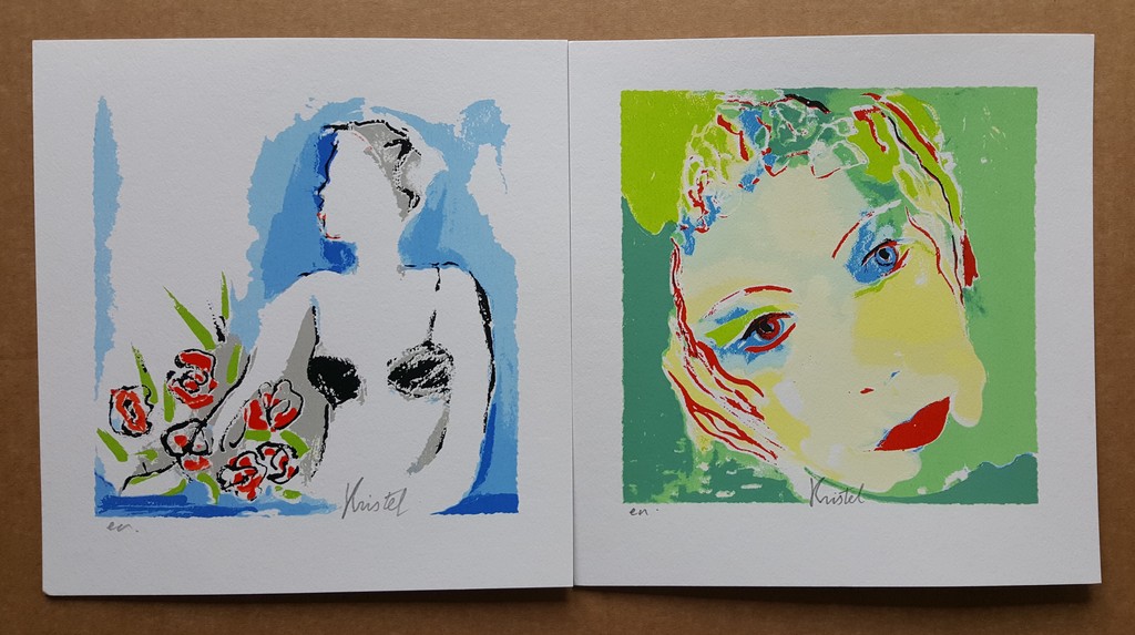 Woman & Face - gesigneerde zeefdrukken op papier - e/a exemplaren kopen? Bied vanaf 1!