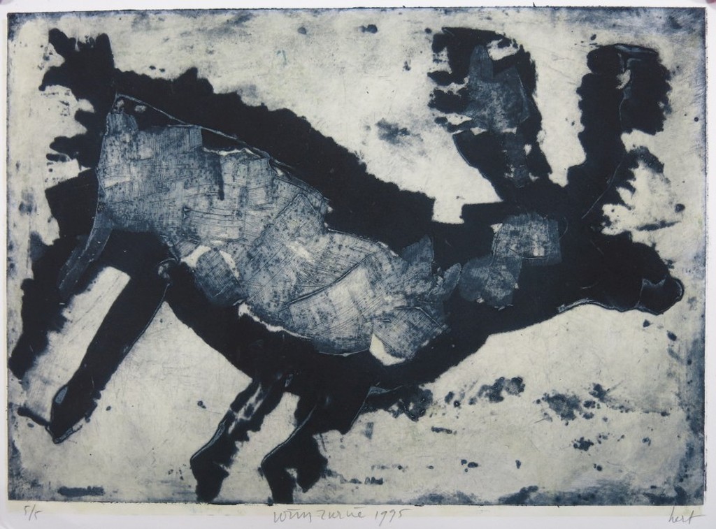 Wim Zurne: Ets, Hert verkocht voor € 46!