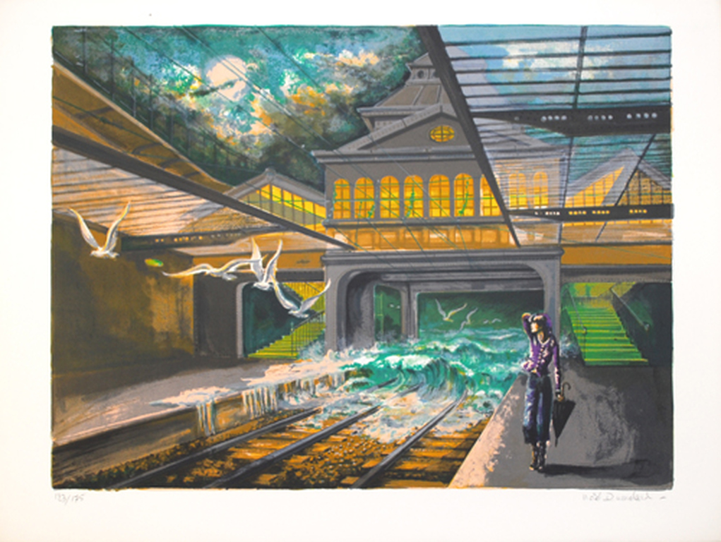 Noel Dumolard: Lithografie op handgeschept papier, Dream kopen? Bied vanaf 20!