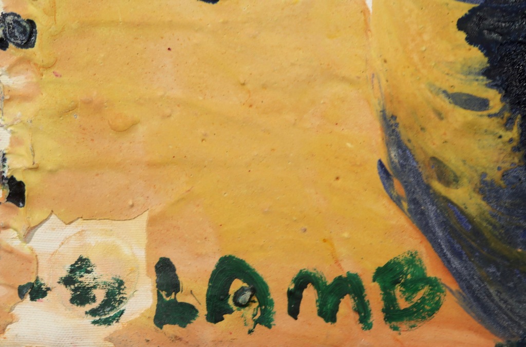 Matt Lamb: Olieverf en gemengde techniek op doek, Zonder titel kopen? Bied vanaf 40!