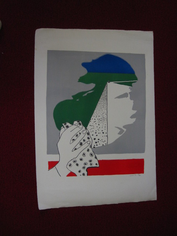 gesigneerde Nieuwe Figuratie Lithografie van Jacob Zegveld 1945-2002 kopen? Bied vanaf 1!