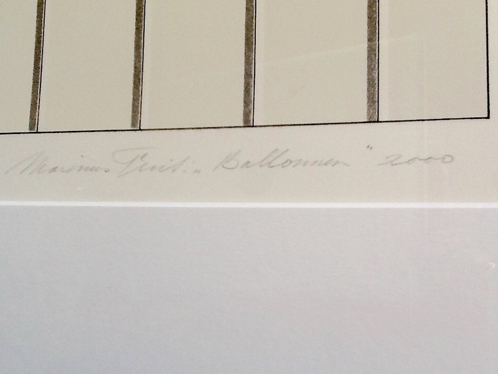 Marinus Fuit, grote zeefdruk, Ballonnen, 5/90 kopen? Bied vanaf 90!