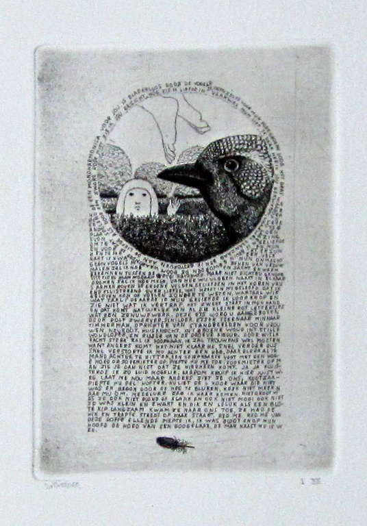 Dolf Zwerver, ets verkocht voor € 95!