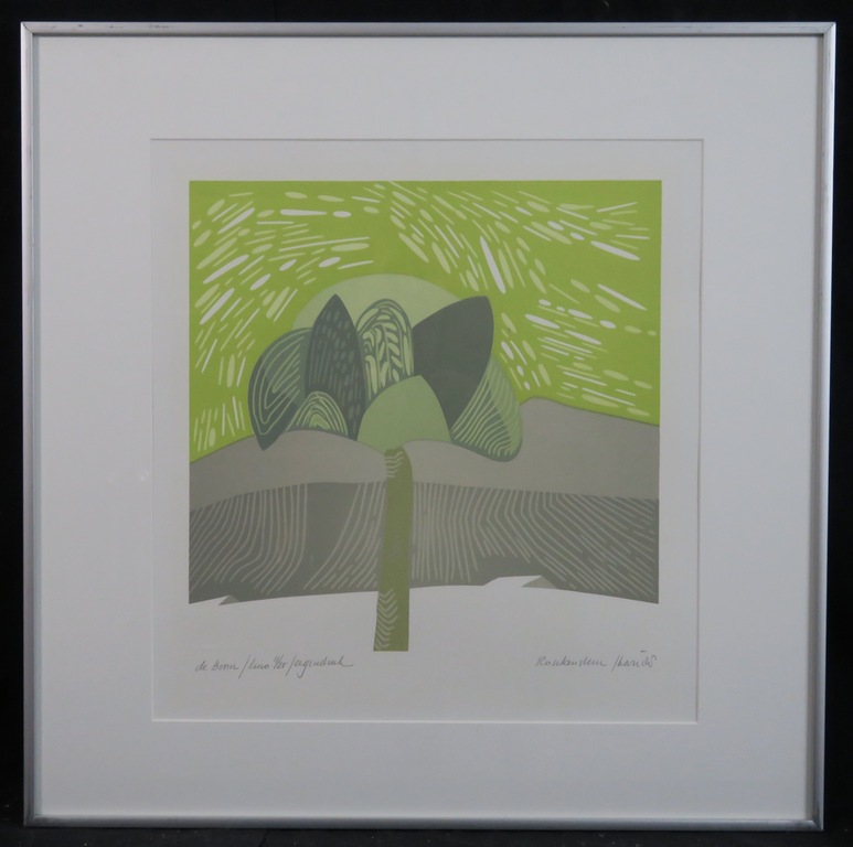 Harr Scheffer: Lino, De boom - Ingelijst verkocht voor € 35!