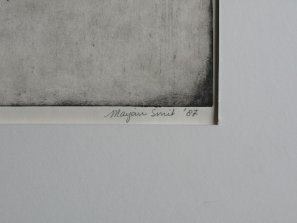 MARJAN SMIT - ETS uit 25 (1987) - GESIGNEERD en mooi INGELIJST.  kopen? Bied vanaf 200!