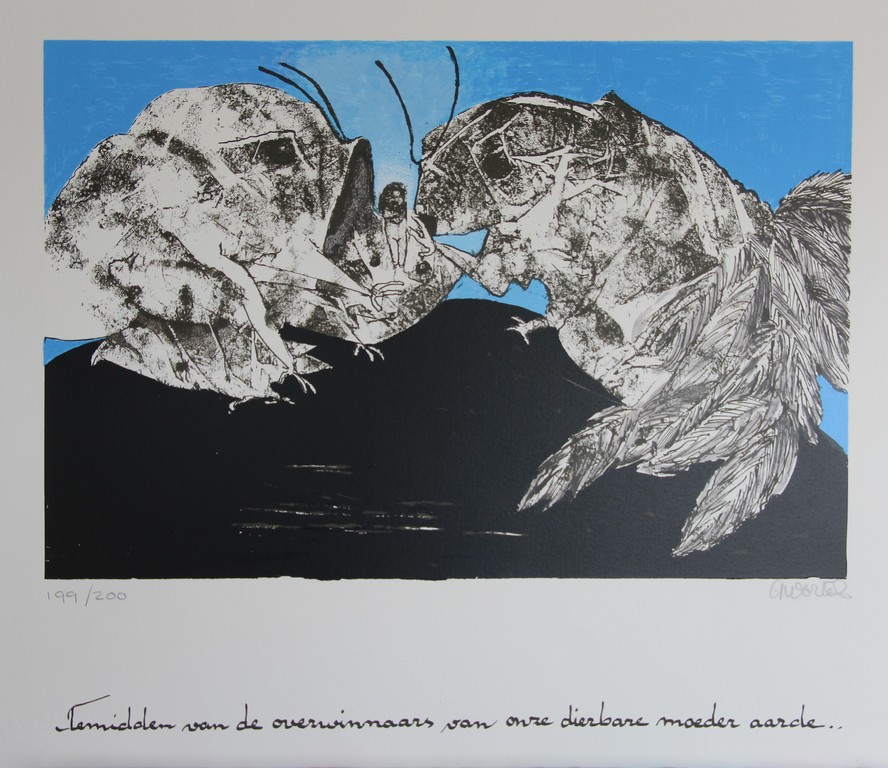 Ans Wortel zeefdruk "overwinnaars" verkocht voor € 75!